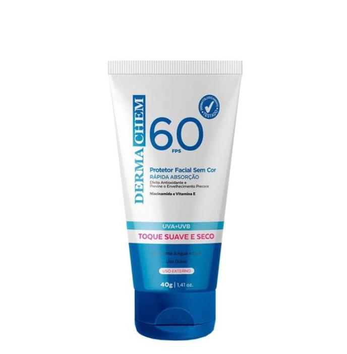 Protetor Solar Facial FPS 60 - Dermachem