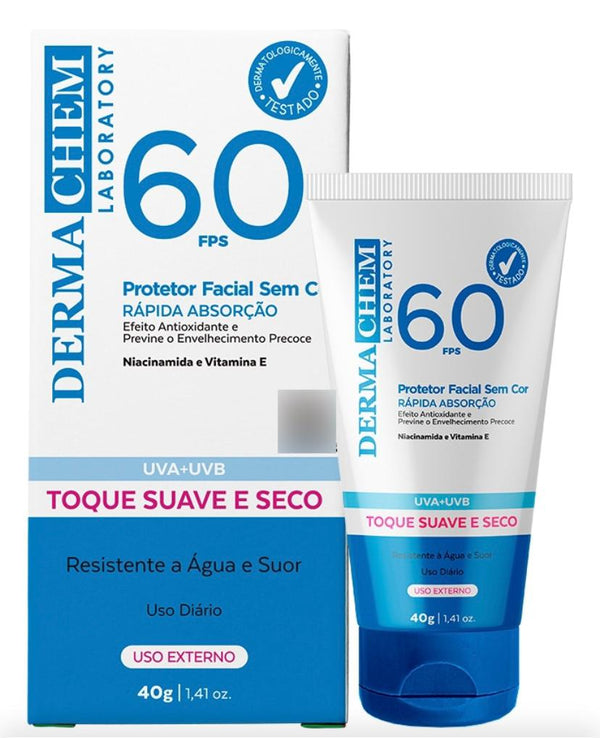 Protetor Solar Facial FPS 60 - Dermachem