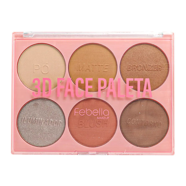 Paleta 3d Face - Febella