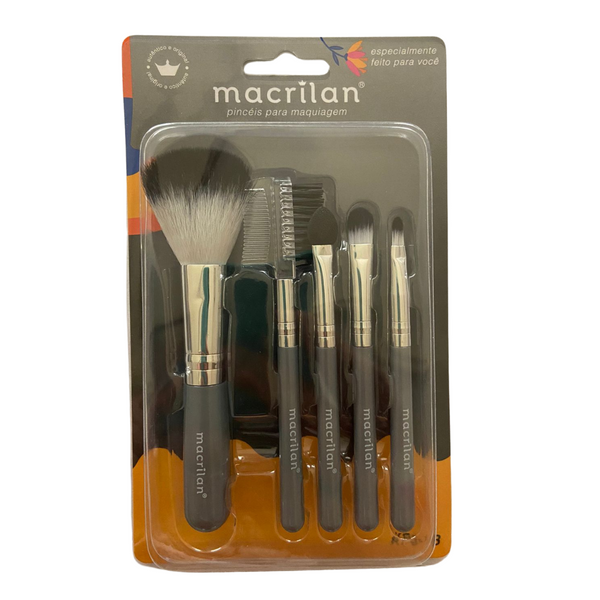 Kit 5 Mini Pincéis - Macrilan